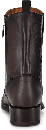 Vista 5 de Cuadra Botas urbanas para hombre en piel de ciervo genuino marrón