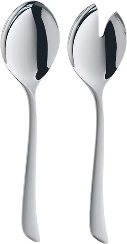 Vista 12 de WMF Virginia Cromargan Protect - Juego de cubiertos de acero para 12 personas, color plateado, 66 piezas