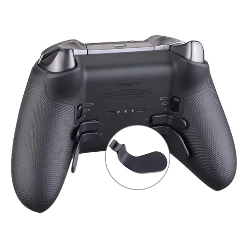 Vista 2 de eXtremeRate Elite Controller Paddles, Interchangeable Paddles for Xbox Elite Series 2 & 1, Replacement Parts Accessories Metal Stainless Steel
