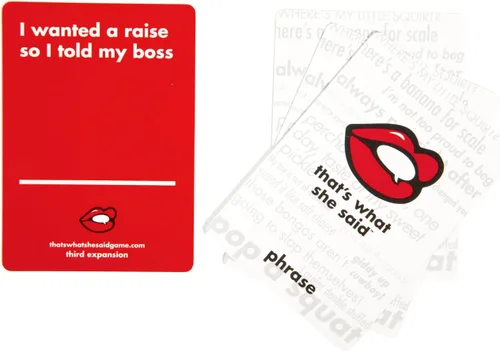 Vista 3 de That's What She Said Juego - Tercera expansión
