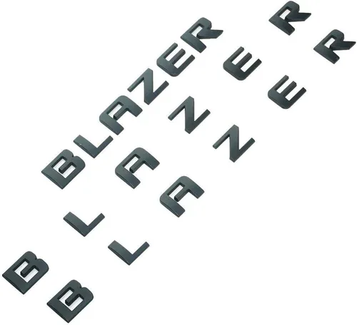 Vista 6 de 3 piezas 2019-2023 Emblema de puerta delantera, puerta trasera y puerta elevadora de Blazer, letras de placa de identificación 3D, insignia 84188531