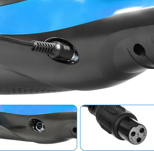 Vista 6 de Cargador de batería de 42V 2A con conector en línea de 3 clavijas, fuente de alimentación universal para batería de litio de 36V, Pocket Mod de 36V