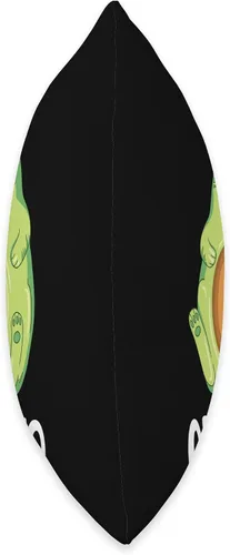 Vista 2 de Avogato Vegan Avocado Cat Throw Pillow