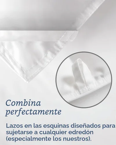 Vista 8 de Comforter Twin Size - Down Alternative Duvet Insert - White, 68" x 88" 01-Blanco