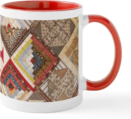 Vista 50 de CafePress I'd Rather Be Quilting Mug Taza de café de cerámica de 11 oz (11.0 fl oz)