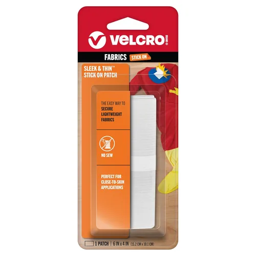 Vista 15 de VELCRO Brand Elegante y delgada para telas Cinta de 3 pies x 3/4 pulgadas, Negro Suave en la piel, ultraligera con Tecnología Sewing Lane