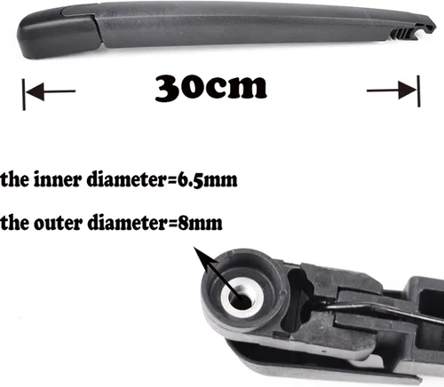 Vista 3 de Juego de limpiaparabrisas trasero y brazo, para Mazda CX-5 CX5 KF 2017-2023 Brazo limpiaparabrisas trasero