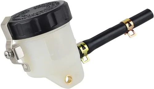 Vista 6 de Depósito de líquido de frenos delantero, recipiente de tanque de aceite, repuesto compatible con Kawasaki Ninja ZX14R ZX10R ZX6R Z1000 ZX7R ZX9R