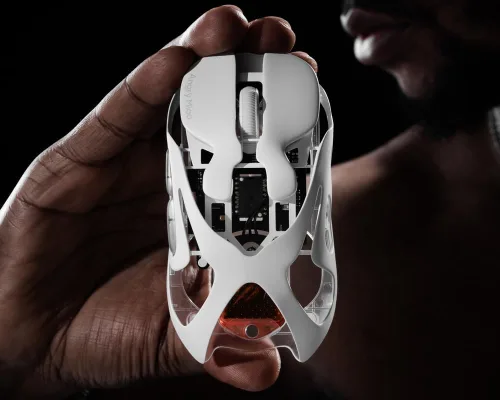 Vista 4 de Angry miao AM Infinity Mouse Dual 8K Polling 1.2s Batería intercambiable en caliente, inalámbrico programable para juegos, diseño ultraligero