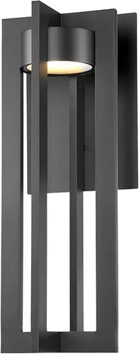 Vista 7 de Lámpara de pared LED para interiores y exteriores de 16 pulgadas de cámara 3000K en bronce