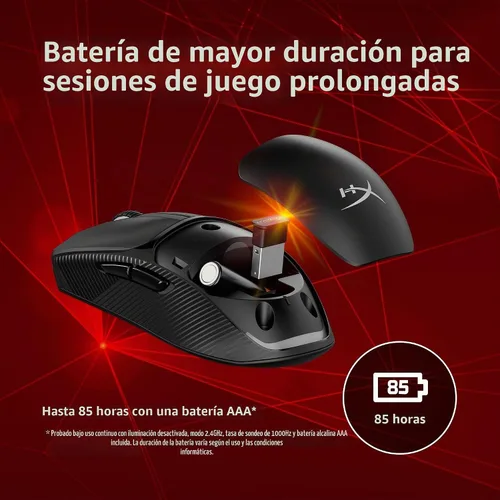 Vista 4 de HyperX Pulsefire Fuse ratón