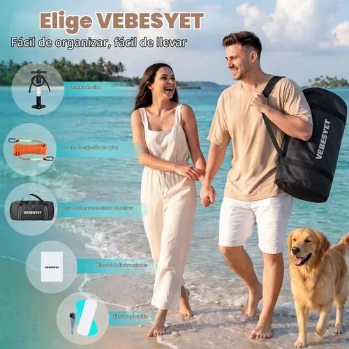 Vista 5 de Plataforma flotante inflable del muelle con la escalera suave Gris claro+negro