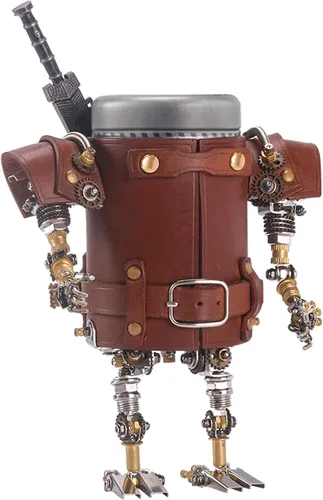 Vista 12 de Rompecabezas de metal 3D para adultos, kits de modelo de metal bisonte, rompecabezas de metal 3D, toros mecánicos, bloques de construcción, montaje