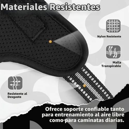 Vista 5 de rabbitgoo Arnés táctico para perros grandes, chaleco de servicio militar sin tirones con asa y Molle, fácil control para entrenar y caminar, correas