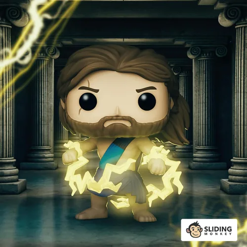 Vista 4 de Funko Pop! Marvel: Thor Love & Thunder - Thor in Toga 2023 Convención de Verano Multicolor Figura de vinilo exclusiva #1261