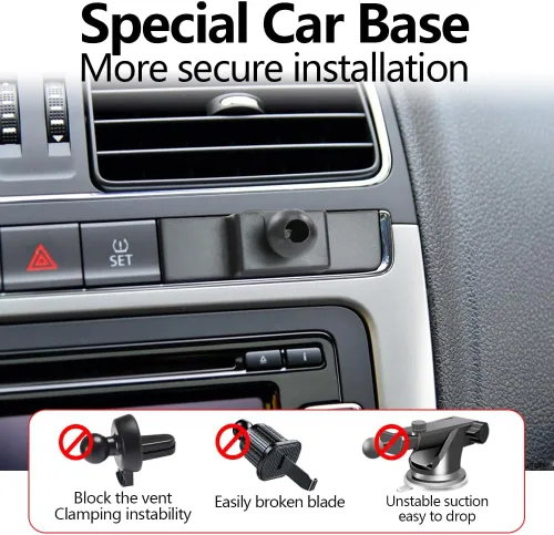 Vista 2 de Soporte para teléfono de coche para 2009 2010 2011 2012 2013 2014 2015 2016 2017 Tiguan Auto Accesorios Decoración Interior Teléfono Móvil Celular