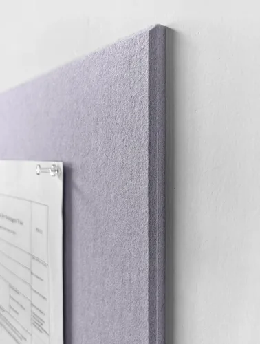 Vista 11 de Tabla de corcho alternativa de 24 x 36 pulgadas, paquete de 6 azulejos de pared de fieltro con pestañas adhesivas extraíbles seguras, tableros