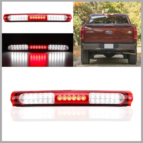 Vista 9 de Youxmoto Compatible con Ford F150 1997-2003, Compatible con Ford F150 2004 Heritage Luz LED de Tercer Freno Luz de Carga 3ra Luz de Freno Luz