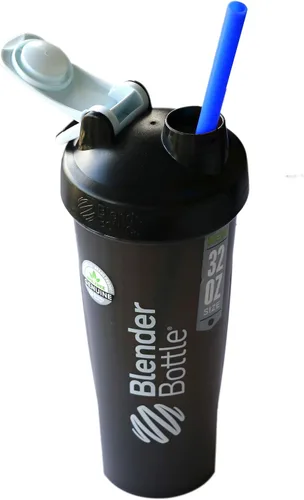 Vista 6 de Pajitas rectas de silicona reutilizables extra largas de 12 pulgadas para vaso extra alto de 40 onzas, botella licuadora de 32 onzas Nutribullet