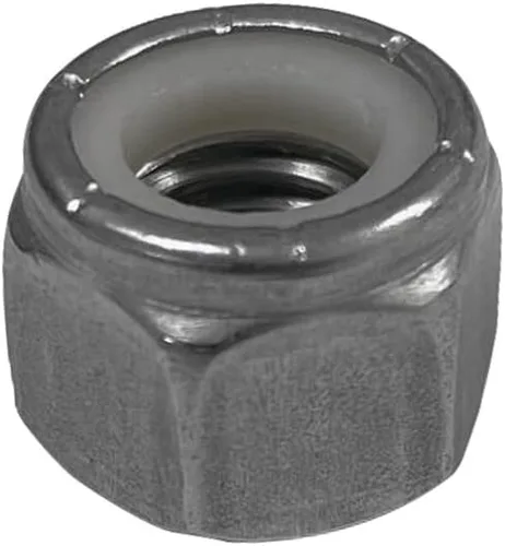 Vista 3 de 100 Pc Set 1/2"-13 Stainless Steel Nylon Insert Lock Nut Right Hand Hex Nut
