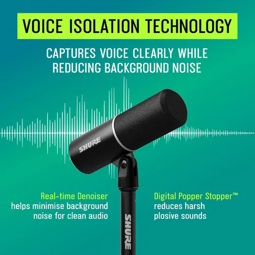 Vista 4 de Shure MV6 - Micrófono USB para juegos, transmisión y grabación