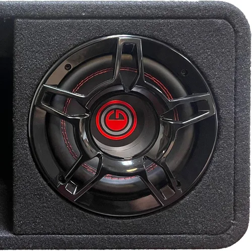 Vista 4 de Gravity G8BD2 Dual 8" 1200W Sub Recinto Activo de Coche Subwoofer Compacto Ported