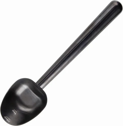 Vista 11 de Easyworkz Cuchara de café de mango largo hueco de acero inoxidable, cuchara medidora de 0.27 oz para café molido y té de hojas sueltas, latón dorado