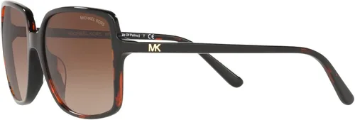 Vista 3 de Michael Kors MK2098U 378113 - Lentes de sol cuadrados con diseño de tortuga marrón Isle Of Palms Db12718 New New Tort 5617140 Carey