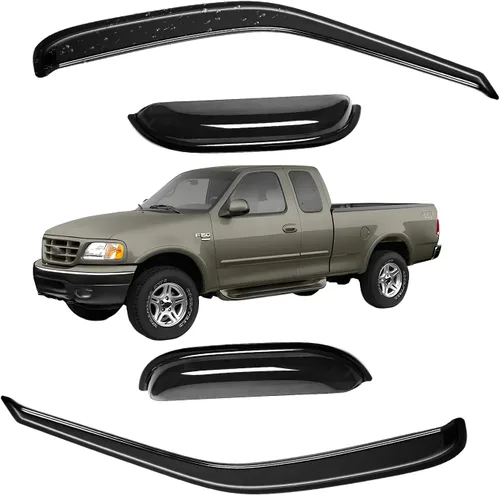 Vista 85 de Viseras para ventanas para Mazda 3 Sedán 4 puertas 2004 2005 2006 2007 2008 2009 estilo JDM Mugen, deflector de viento, protector solar y de lluvia