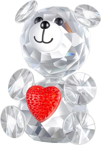 Vista 7 de Colección de figuras de ángel de cristal, bonito adorno de cristal, estatua para decoración del hogar, mesa de animales, regalo coleccionable