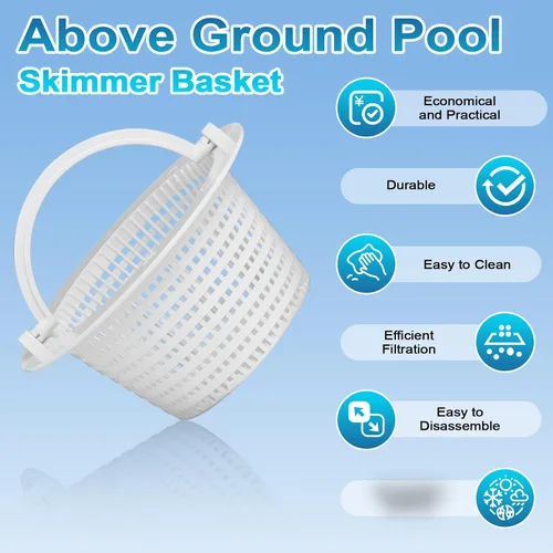 Vista 5 de Cesta de desnatadora SPX1091C de repuesto para Hayward SP1091WM y SP1091LX, 513330 Cestas de filtro de piscina con desnatado Dyna-skim de 6.25