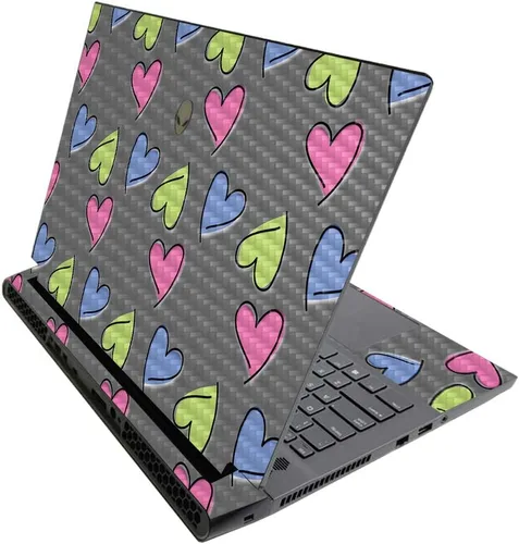 Vista 228 de MightySkins - Skin brillante con purpurina para Alienware M17 R3 (2020) y M17 R4 (2021) - Diversión de los años 90 Acabado duradero con purpurina
