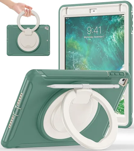 Vista 14 de BATYUE Funda para iPad de 6ª generación de 9.7 pulgadas 2018, iPad 5ª generación 2017, iPad Air 2/iPad Pro de 9.7 pulgadas, funda protectora a