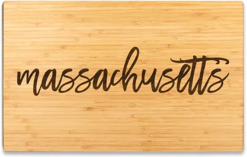 Vista 42 de Andaz Press Alabama State - Tabla de cortar de madera de bambú, 17.75 x 11 pulgadas, caligrafía, paquete de 1, tabla de cortar grande grabada