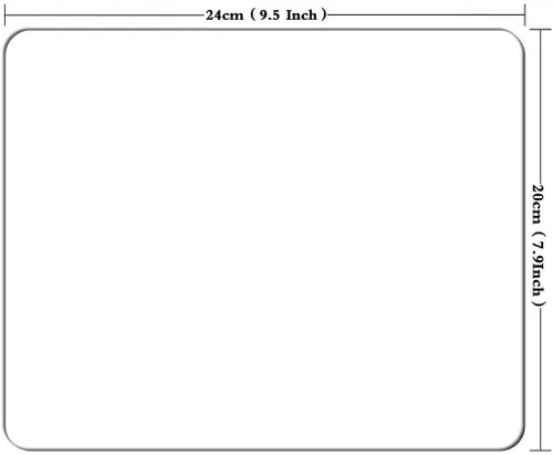 Vista 2 de Smooffly Alfombrilla de ratón rectangular de goma antideslizante para juegos para computadoras portátiles