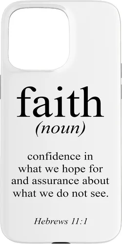 Vista 31 de Religious Jesus Christian Faith Definition Hebrews 11:1 Case for iPhone 17