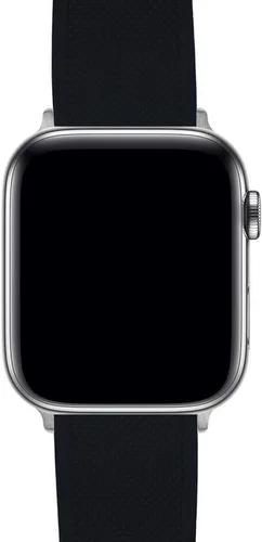 Vista 6 de Barton Watch Bands - Extensibles de silicona Elite para reloj - Accesorios y adaptadores negros con deposición física de vapor, de liberación