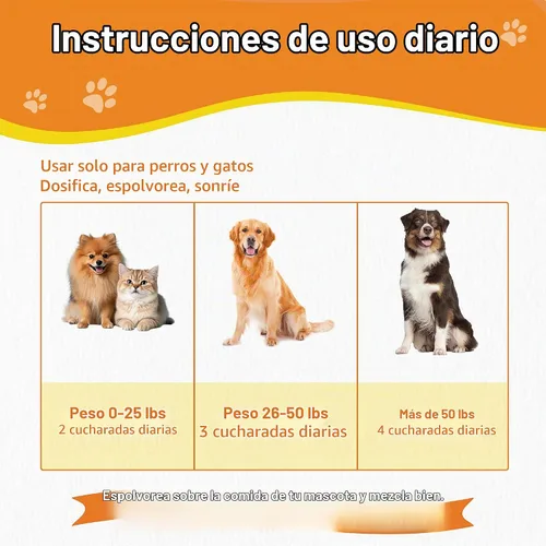 Vista 5 de Polvo de limpieza de dientes de perro – Polvo dental natural para perros – Ambientador suave del aliento de perro, removedor de placa de perro
