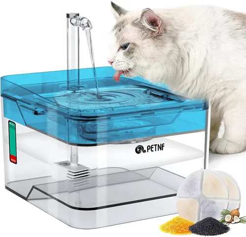 Vista 7 de PETNF Filtros de repuesto para fuente de gato, filtro de fuente de agua para gatos, paquete de 6 unidades para fuente de agua PETNF de 101 oz/3 L