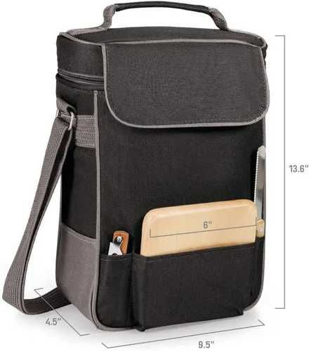 Vista 7 de PICNIC TIME NCAA Duet - Bolsa aislante para vino y queso