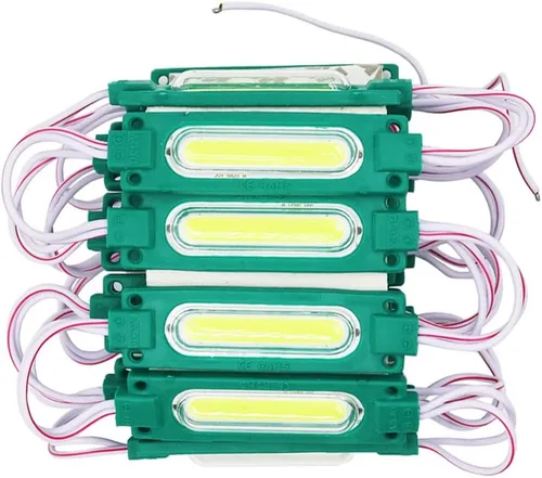 Vista 3 de YSY Luces LED para escaparates para exteriores, módulo de luz COB, luces LED con cinta adhesiva, impermeable, luz de ventana para tienda de Blanco