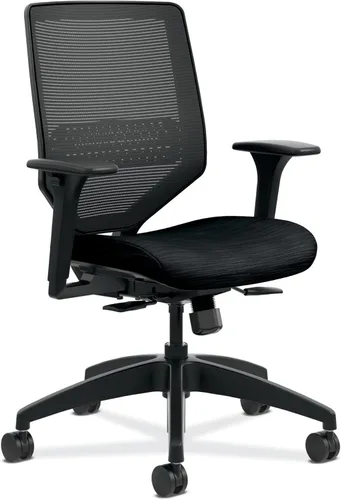 Vista 19 de HON Solve - Silla de oficina ergonómica, soporte de malla con respaldo de malla, soporte lumbar ajustable, brazos ajustables en altura, marco