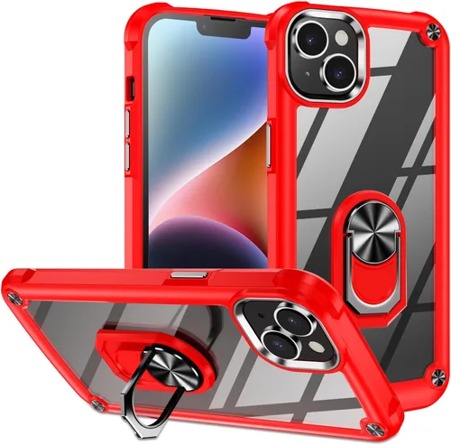 Vista 17 de Funda para iPhone 13 Pro con protector de pantalla, cristal transparente, antiamarillo, acrílico resistente, funda protectora de grado militar