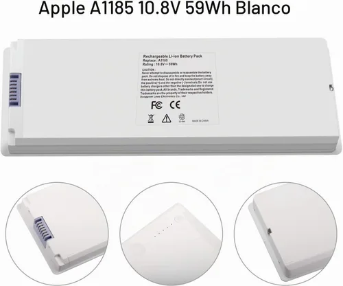 Vista 5 de Batería A1181 mejorada compatible con Apple MacBook A1185 de 13 pulgadas