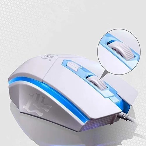 Vista 5 de Combo de teclado para juegos y mouse retroiluminado, teclado retroiluminado con cable USB, juego de teclado LED para juegos, resistente al agua.