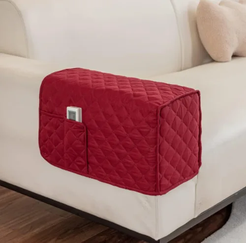 Vista 16 de Fundas antideslizantes para reposabrazos con 2 bolsillos para sofá, sillón, organizador para control remoto, teléfono, protector de brazos