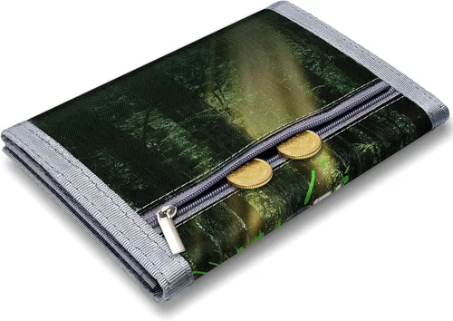 Vista 2 de ARTIST'S DREAM Billetera para niños y niñas, billetera triple plegable para niños de 4 a 18 años, cartera para niños con bolsillo para monedas