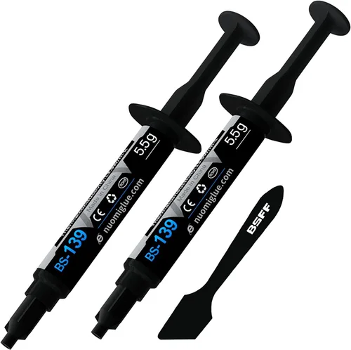 Vista 9 de Pasta térmica, 0.06 oz con kit de herramientas de pasta de CPU disipador térmico de pasta de compuesto térmico para IC/procesador/CPU/todos