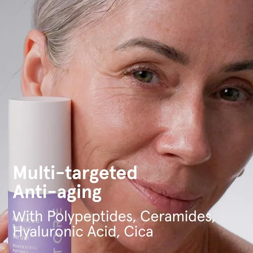 Vista 2 de iRestore Suero de retinol para cara, 1% retinol con péptidos y ácido hialurónico, suero nocturno antienvejecimiento para pieles sensibles, sin