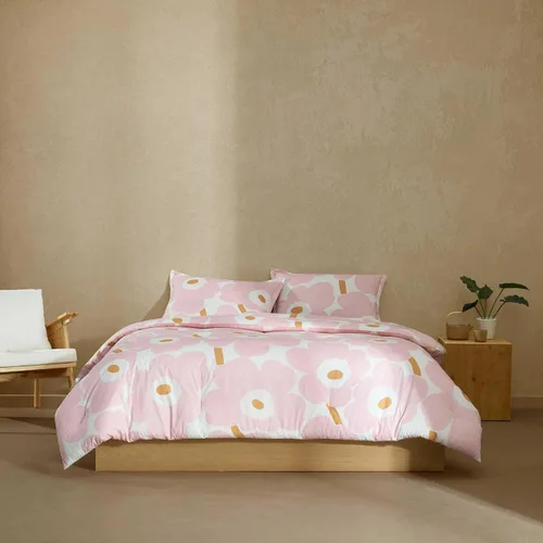 Vista 24 de Marimekko - Juego de funda de edredón tamaño Queen, ropa de cama de algodón con fundas a juego y cierre de botón, decoración del hogar para todas